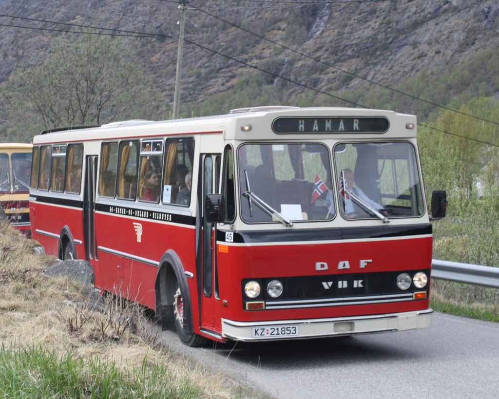 Hamar er HOB-bussenes hjemby. HOB - Hamar og Omland Bilruter - ble etablert etter fusjon av mange småselskaper i distriktet i 1950. Høsten 1995 ble selskapet overtatt av Swebus. De neste årene HOB med i flere oppkjøp og fusjoner. Snart forsvant de karakteristiske HOB-bussene som hadde preget Hamar og omlandet i ca. 50 år. Selskapet hadde tidlig en stardardisert vognpark. DAF var hovedleverandør av chassis og VBK var hovedleverandør av karosserier.